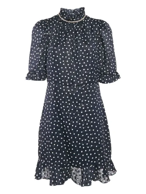 SANDRO pre-owned polka-dot ruffle dress