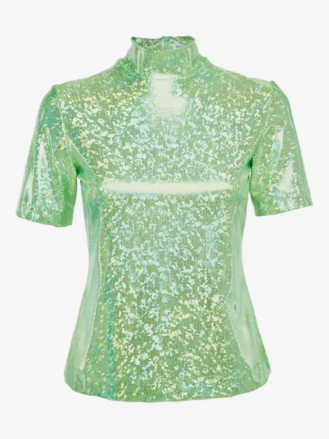 Saks Potts pre-owned mock-neck top