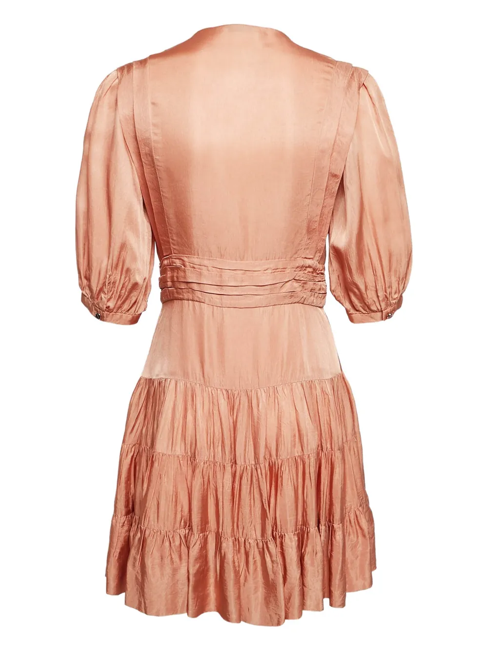 SANDRO pre-owned puff-sleeved tiered dress | Image 2