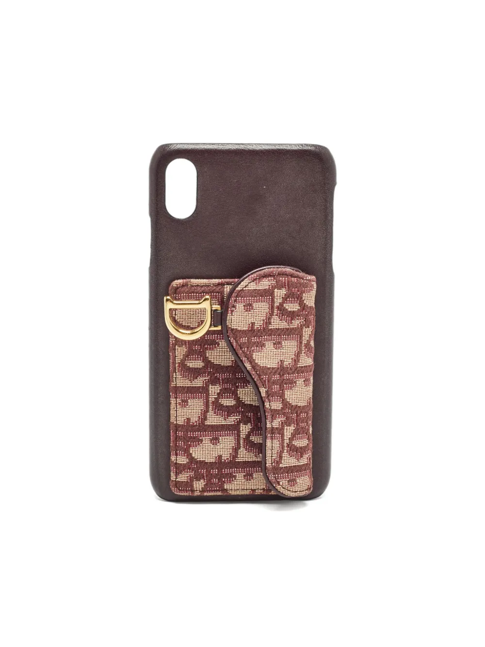 Christian Dior Pre-Owned サドル フラップ スマホケース 160mm - レッド Christian Dior Pre-Owned サドル フラップ スマホケース 160mm - レッド