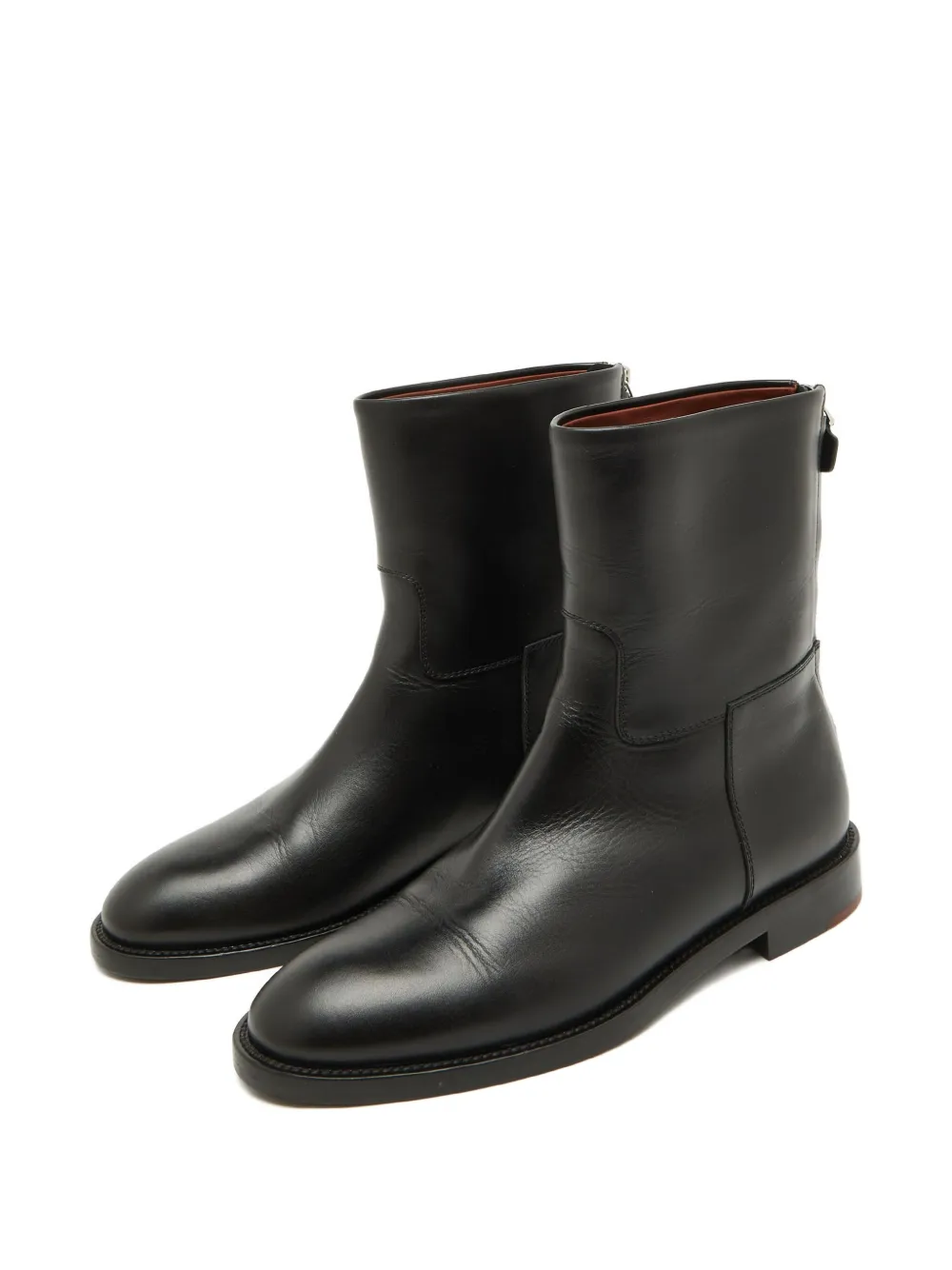 Loro Piana Pre-Owned leather zip-up boots | Ankle Boots | Image 2