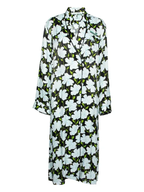 Off-White Pre-Owned floral-print coat