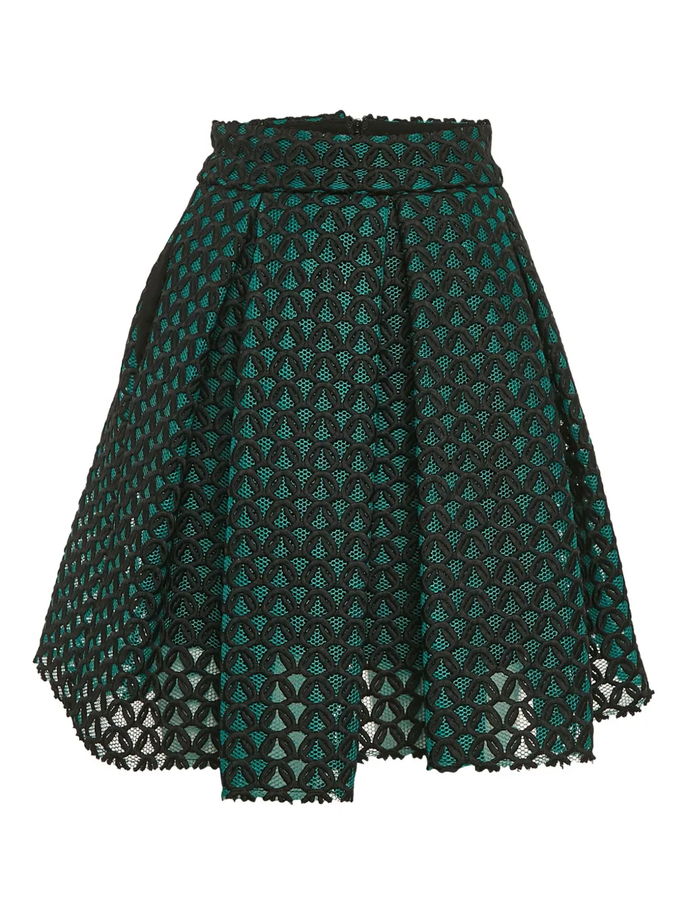 Maje embroidered mesh midi skirt | Image 2