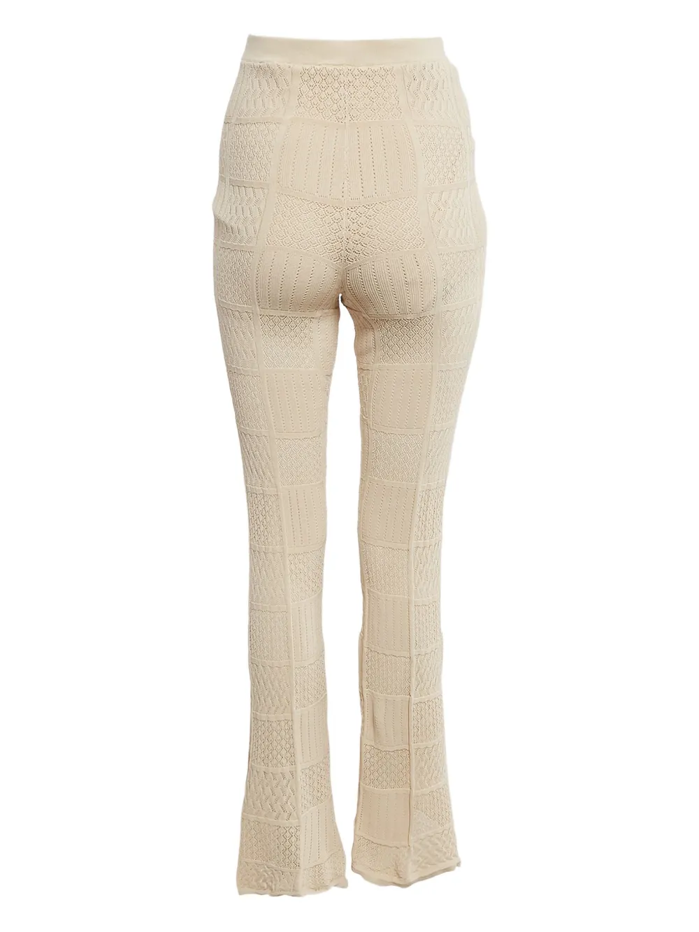 SANDRO Broek met patchwork - Beige
