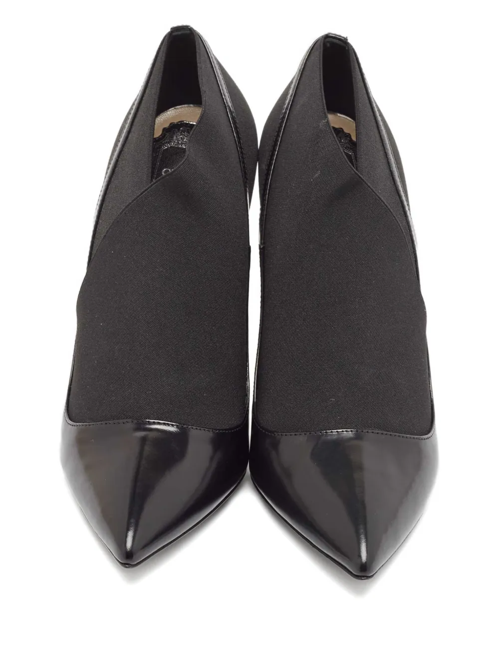 Pre-owned Dior Pointed-toe Ankle Boots In Black