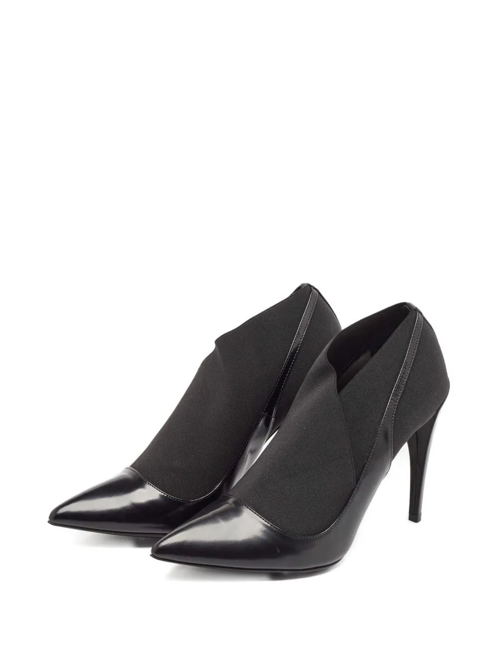Pre-owned Dior Pointed-toe Ankle Boots In Black