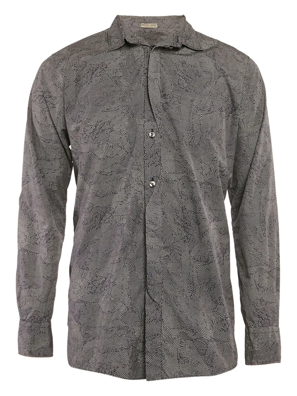Bottega Veneta Pre-Owned abstract-print cotton shirt | Blue | Image 1