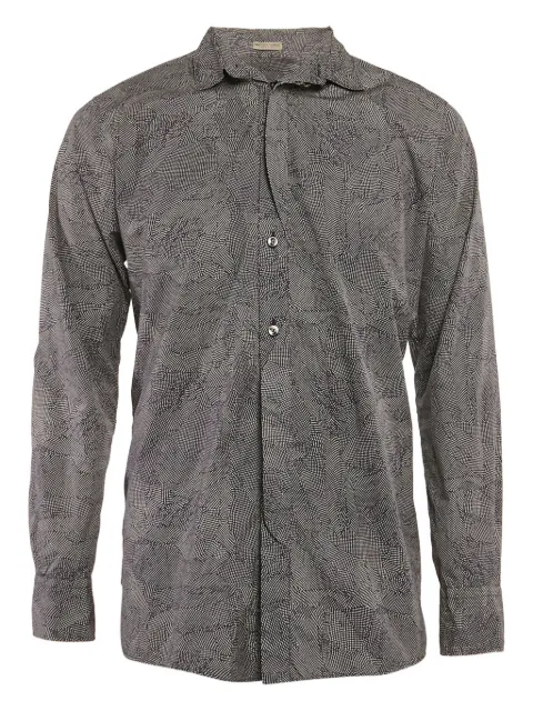 Bottega Veneta Pre-Owned abstract-print cotton shirt