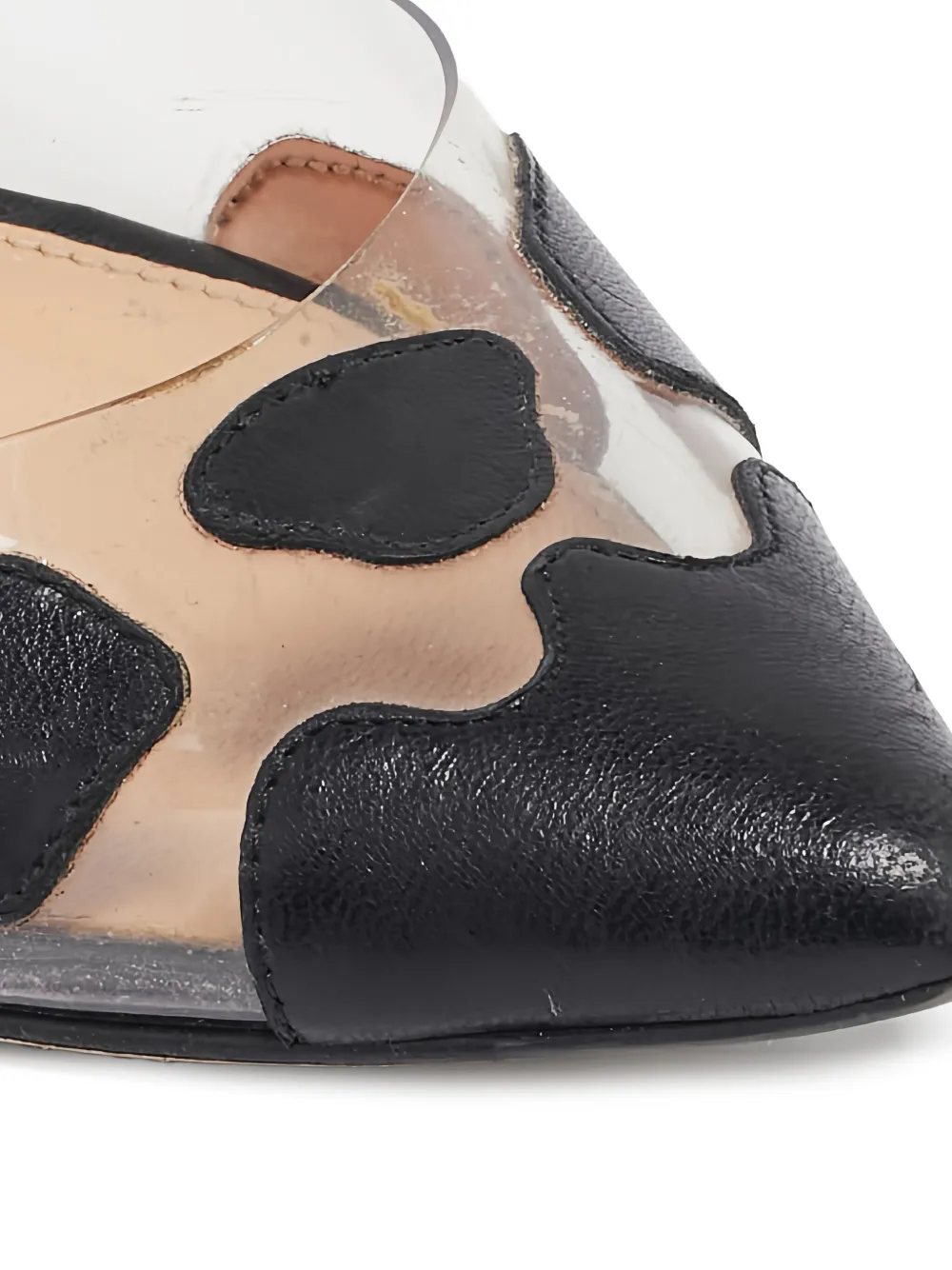 Gianvito Rossi Plexi フラットシューズ | ホワイト | FARFETCH JP