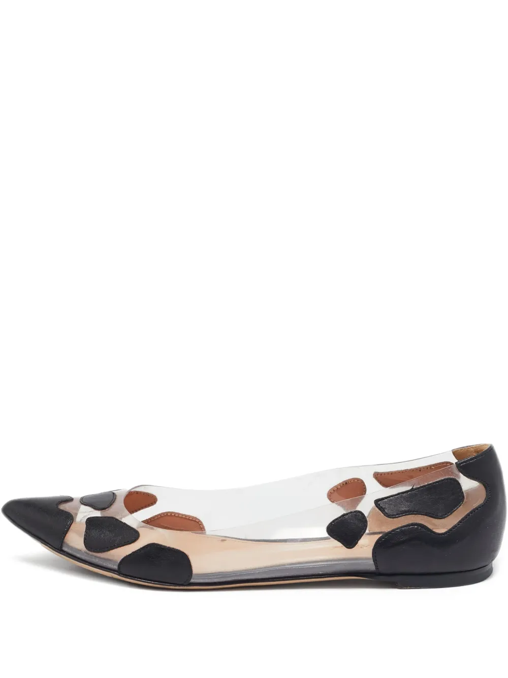 Gianvito Rossi Plexi ballet flats | White | Image 1