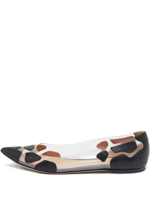Gianvito Rossi flats Plexi