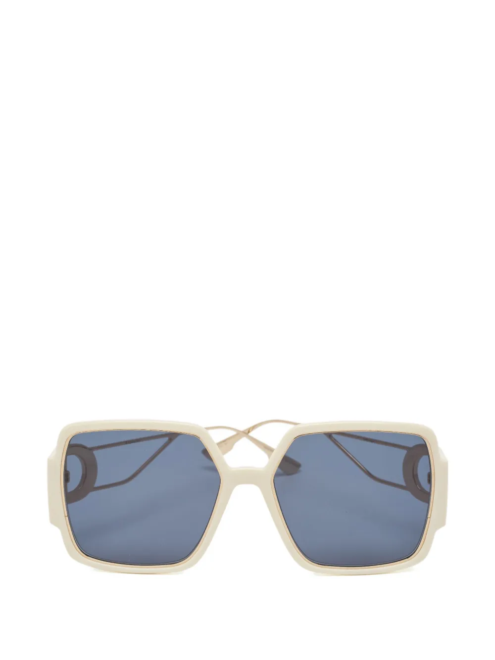 Christian Dior Pre-Owned square-frame sunglasses - ホワイト Christian Dior Pre-Owned square-frame sunglasses - ホワイト