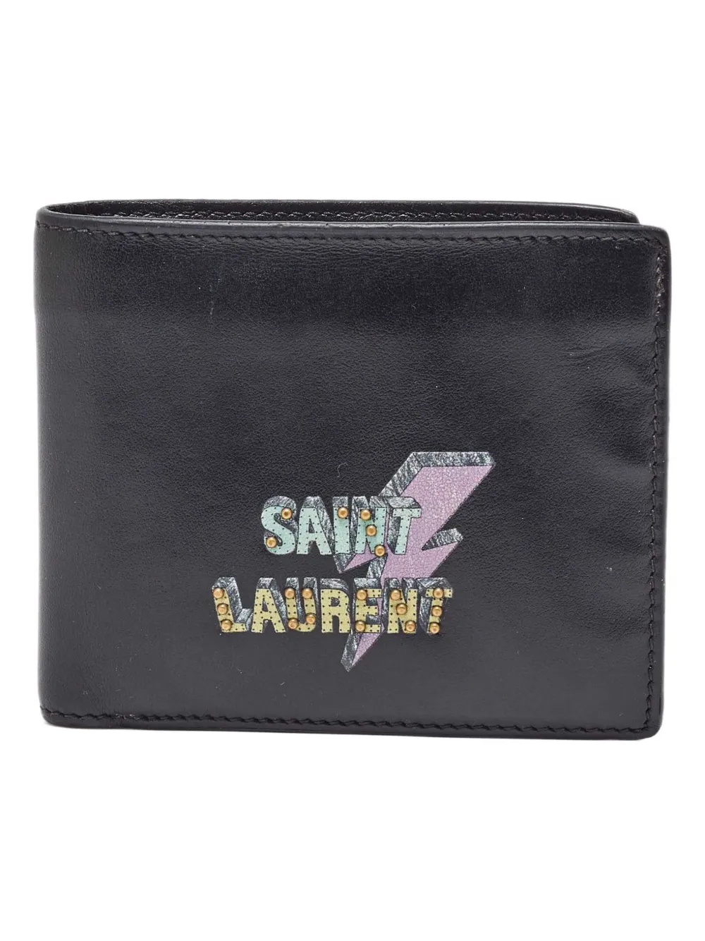 Saint Laurent Pre-Owned leather wallet | Black | Image 1