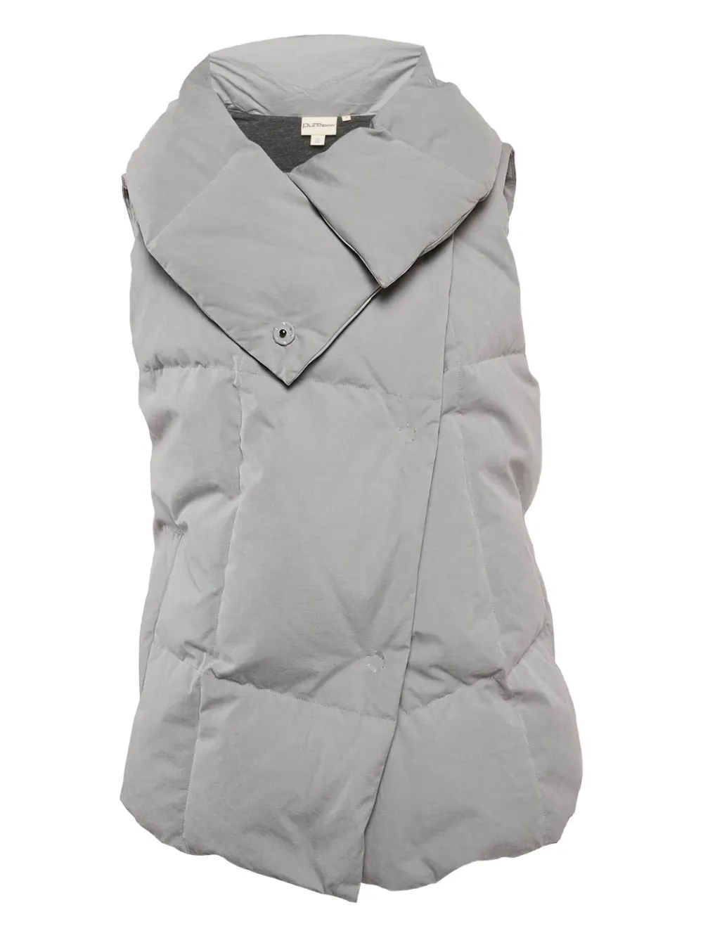 DKNY Vintage quilted padded gilet | Grey | Image 1