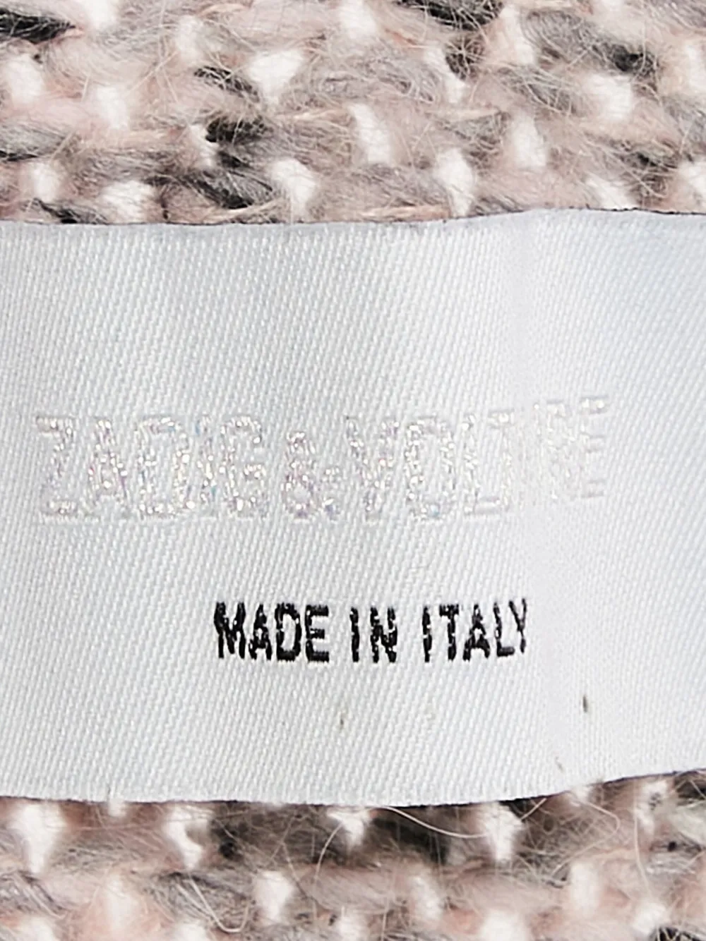 Pre-owned Zadig & Voltaire Open-front Cardigan In Gray