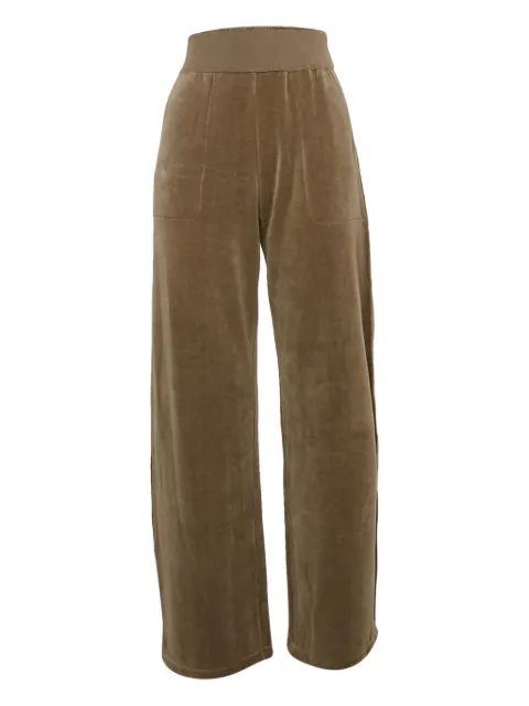 Sonia Rykiel Pre-Owned wide-leg velvet trousers