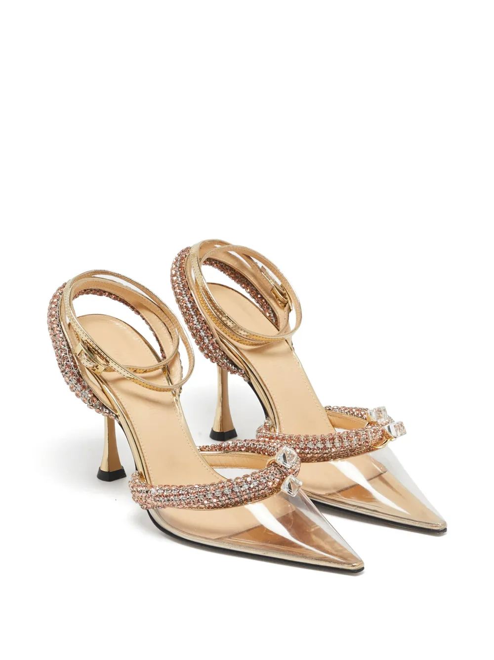 MACH & MACH Pre-owned 95 mm Georgia pumps - Beige