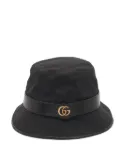 Gucci Pre-Owned GG Supreme leather bucket hat - Black