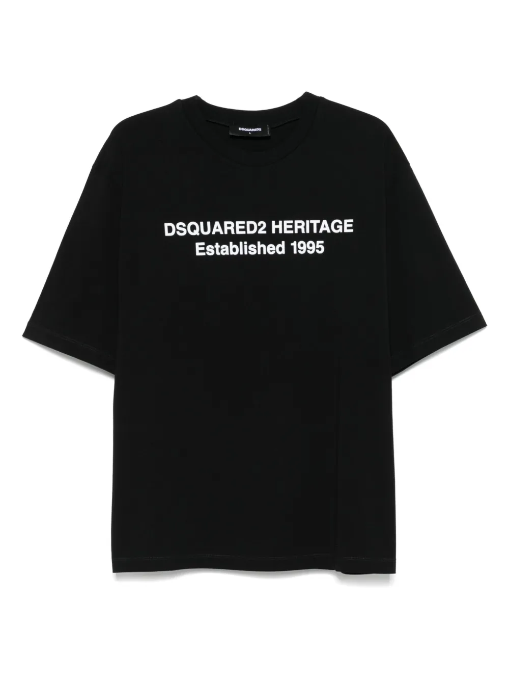 DSQUARED2 playera de algodón | negro | Image 1
