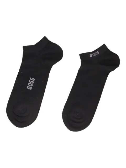 BOSS logo-embroidered socks