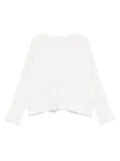 Juvia cotton-blend sweater - Neutrals