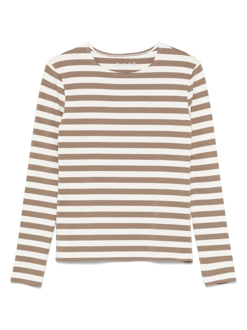 Juvia playera manga larga con rayas estampadas | neutro | Image 1