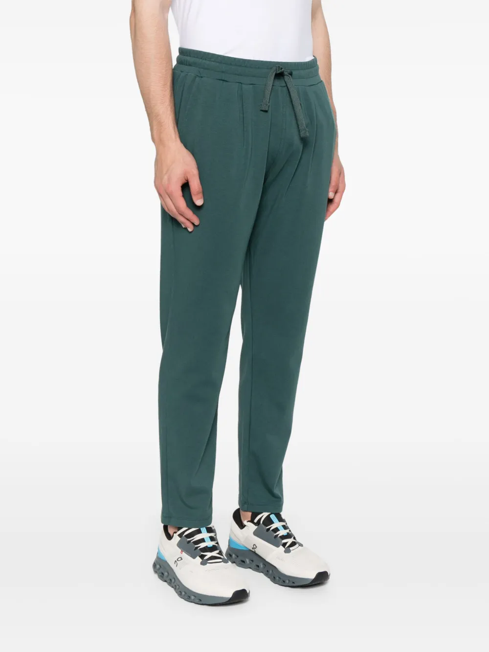 Juvia Straight broek met trekkoord Groen