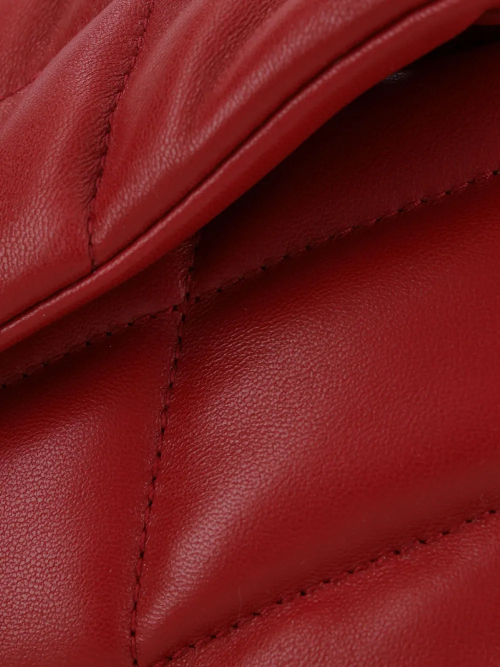 Saint Laurent Leren crossbodytas Rood