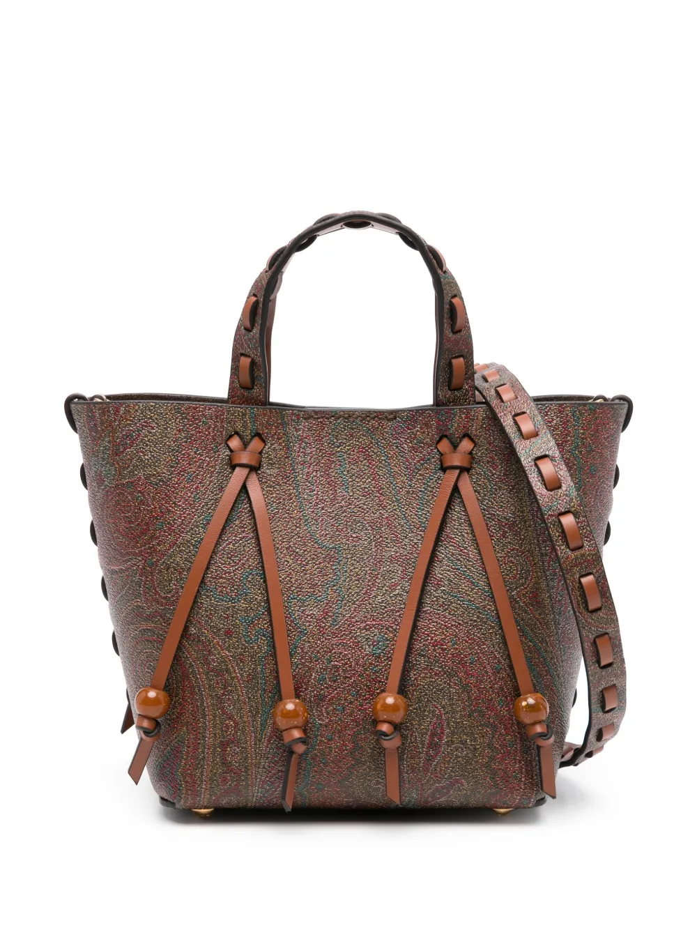 ETRO Shopper met paisley-print Bruin