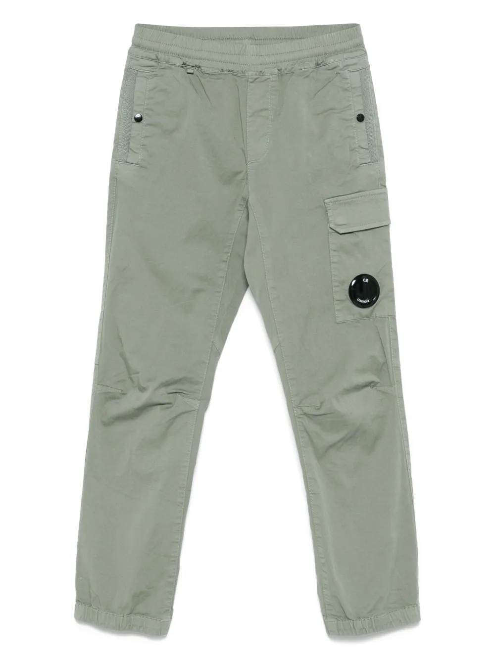 C.P. Company Kids Lens-appliqué trousers - グリーン C.P. Company Kids Lens-appliqué trousers - グリーン