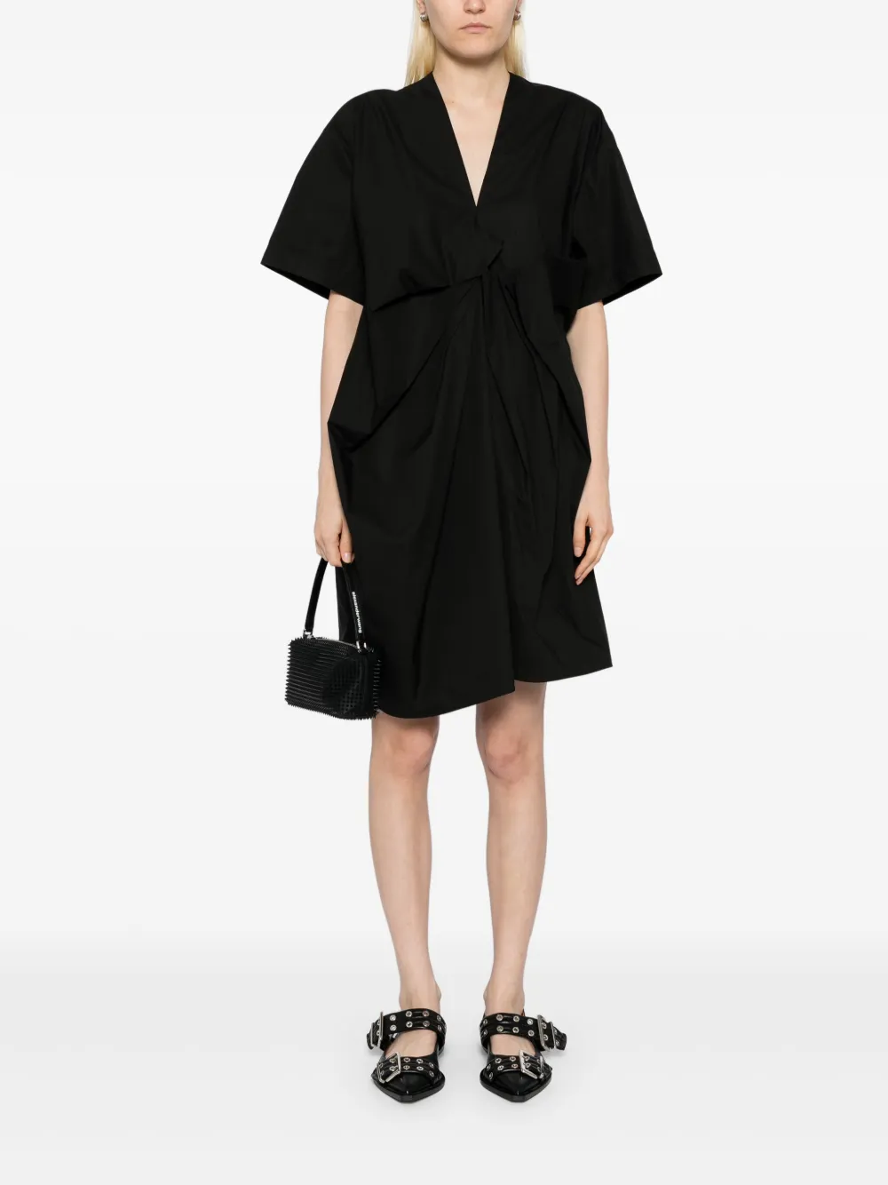 JNBY kink-embellished dress - Zwart