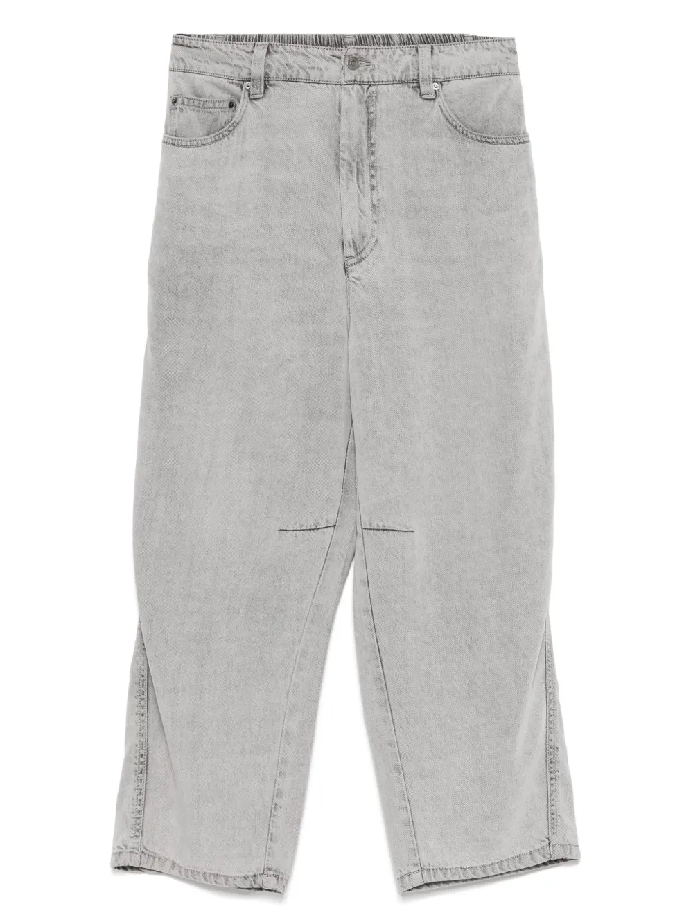 CROQUIS drawstring zip-up jeans | Grey | Image 1