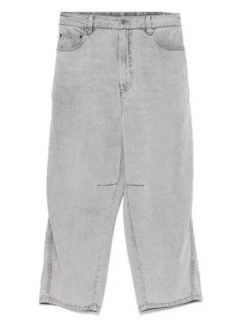 CROQUIS drawstring zip-up jeans