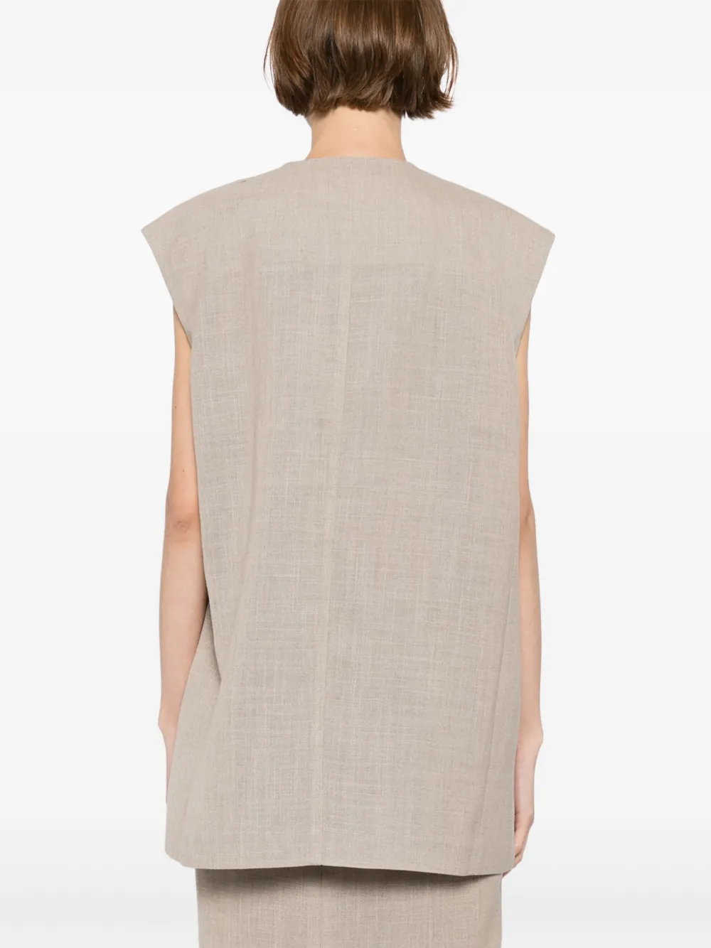 Shop Less Tied-waist Waistcoat