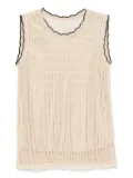 LESS cotton vest - Neutrals
