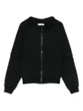 Monnalisa zip-up sweatshirt - Black