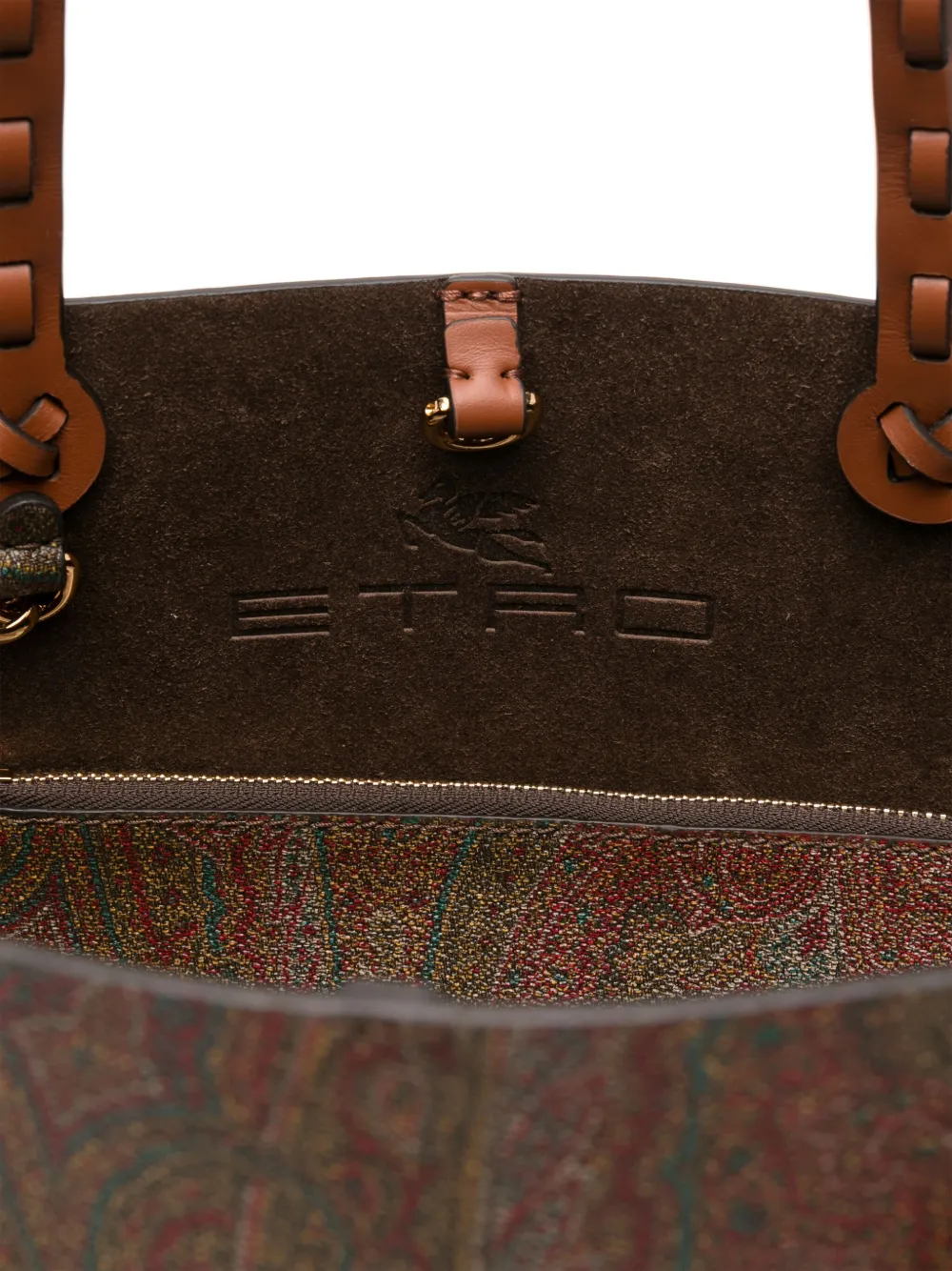 ETRO Shopper met paisley-print Bruin