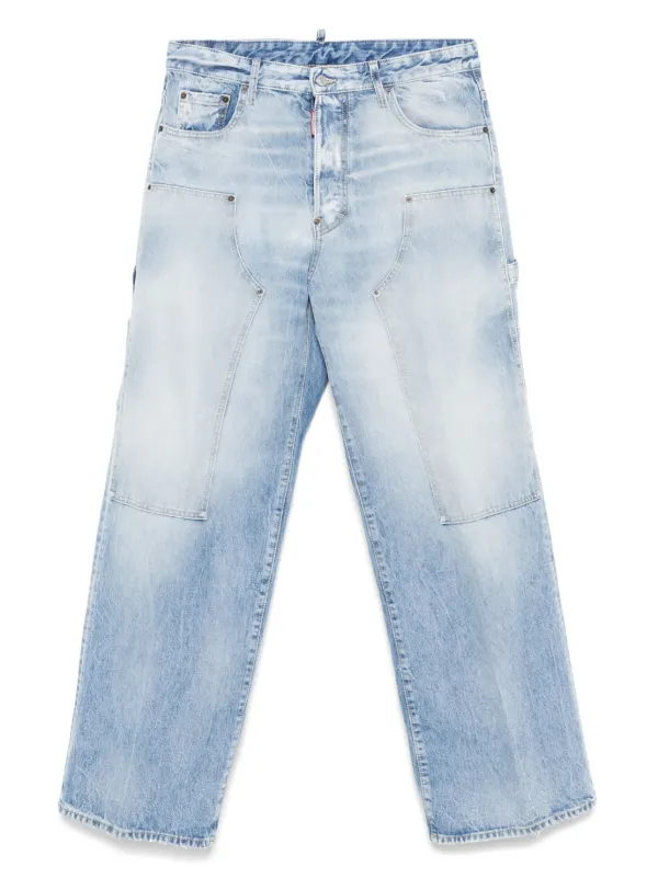 Japan Fade Fade Denim E Jeans DSQUARED2 Straight-leg Jeans Blue
