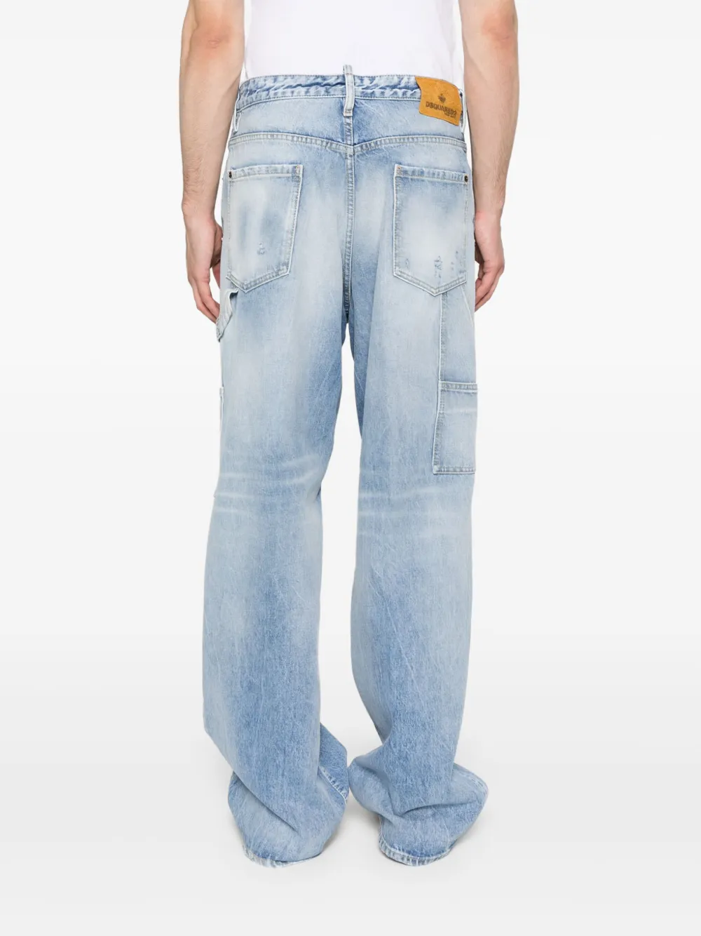 DSQUARED2 Straight jeans Blauw