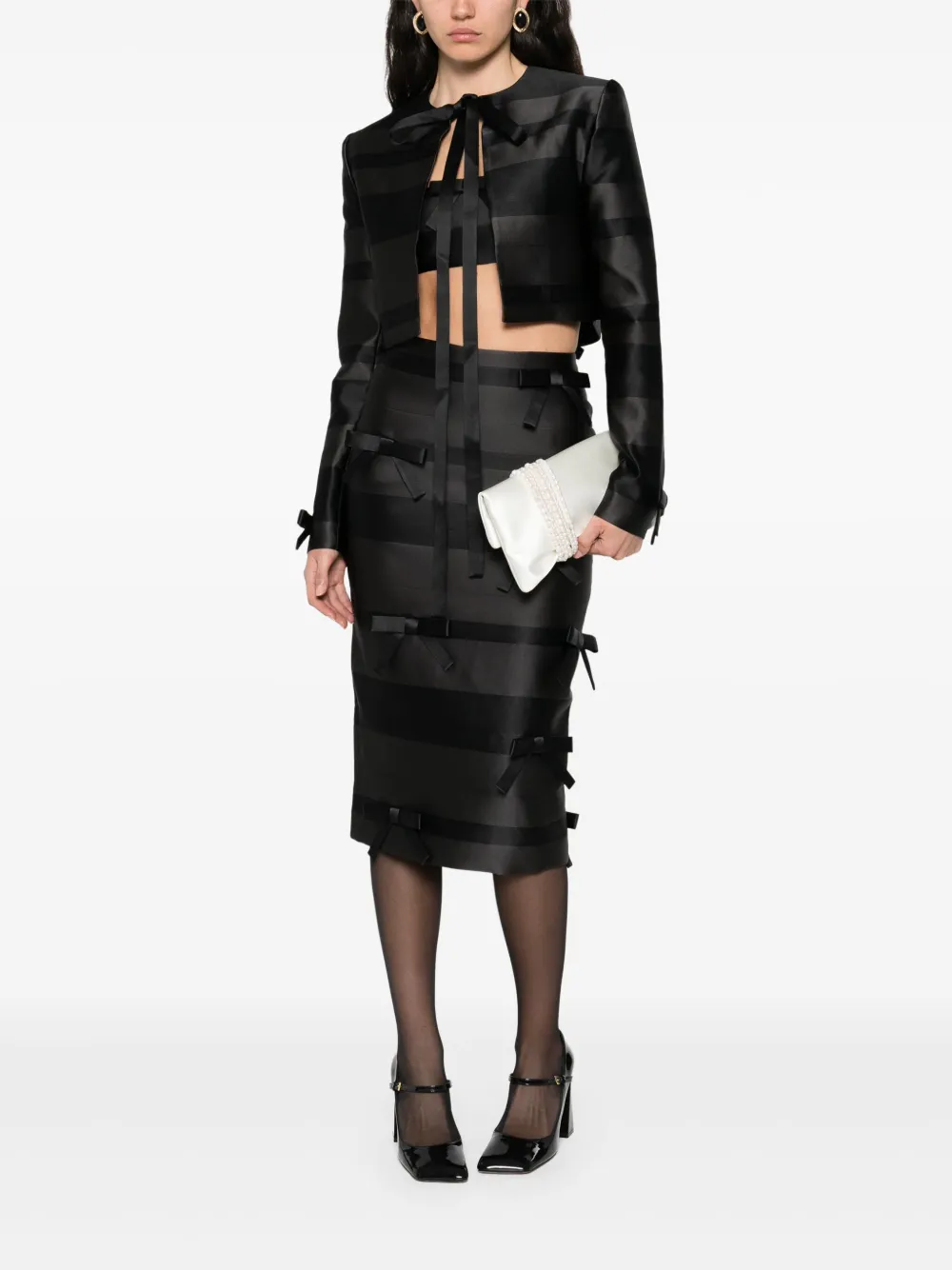 MARKGONG tie-fastening jacket | Cropped Jackets | Image 2