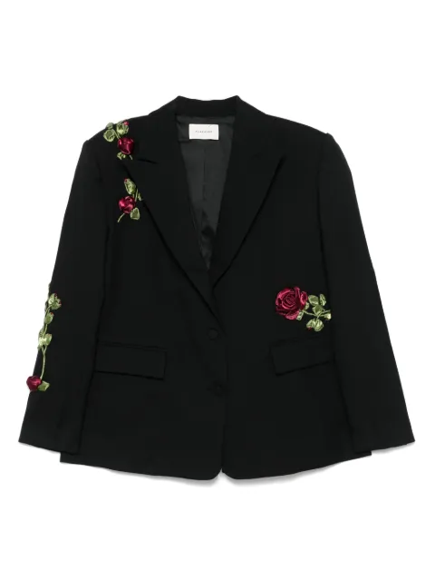 MARKGONG floral-appliqué blazer