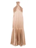 MALINA Alene maxi dress - Neutrals