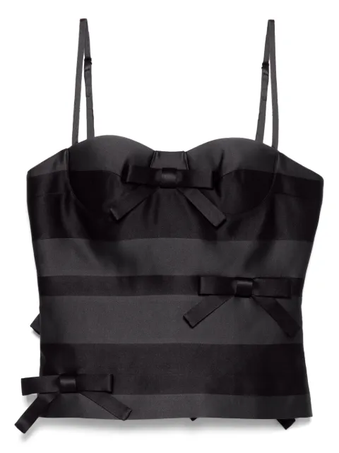 MARKGONG bow-detailing top