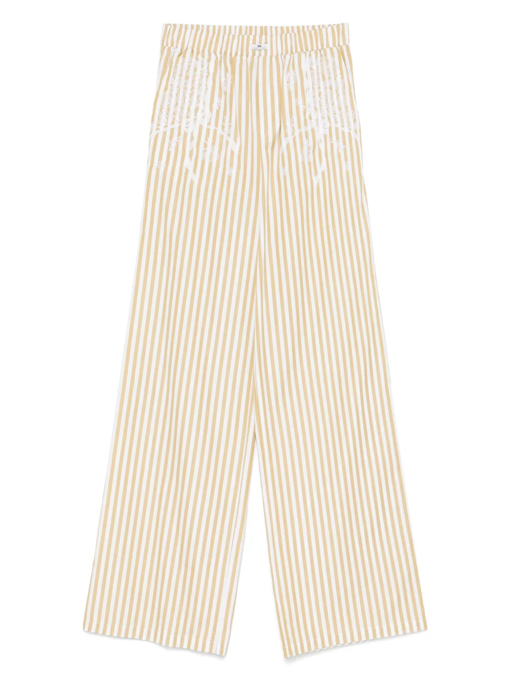 striped cotton pants