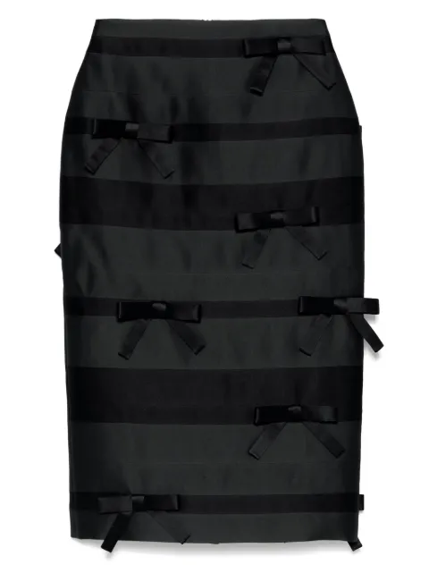 MARKGONG bow-detailing skirt