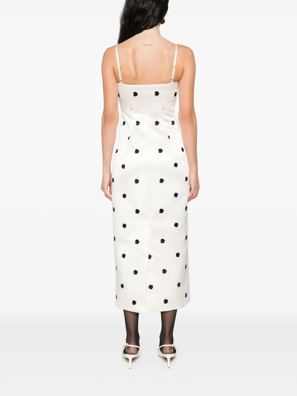 MARKGONG POLKA DOT-PRINT DRESS 