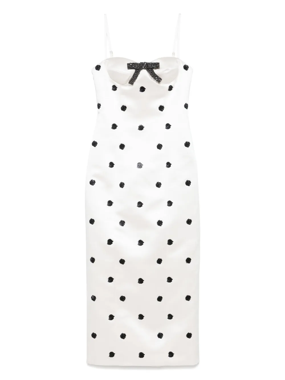 MARKGONG POLKA DOT-PRINT DRESS 