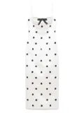 MARKGONG polka dot-print dress - White