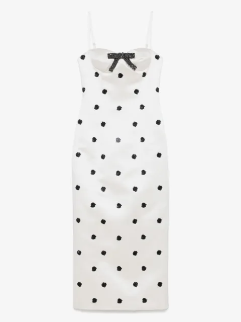 MARKGONG vestido con estampado de lunares