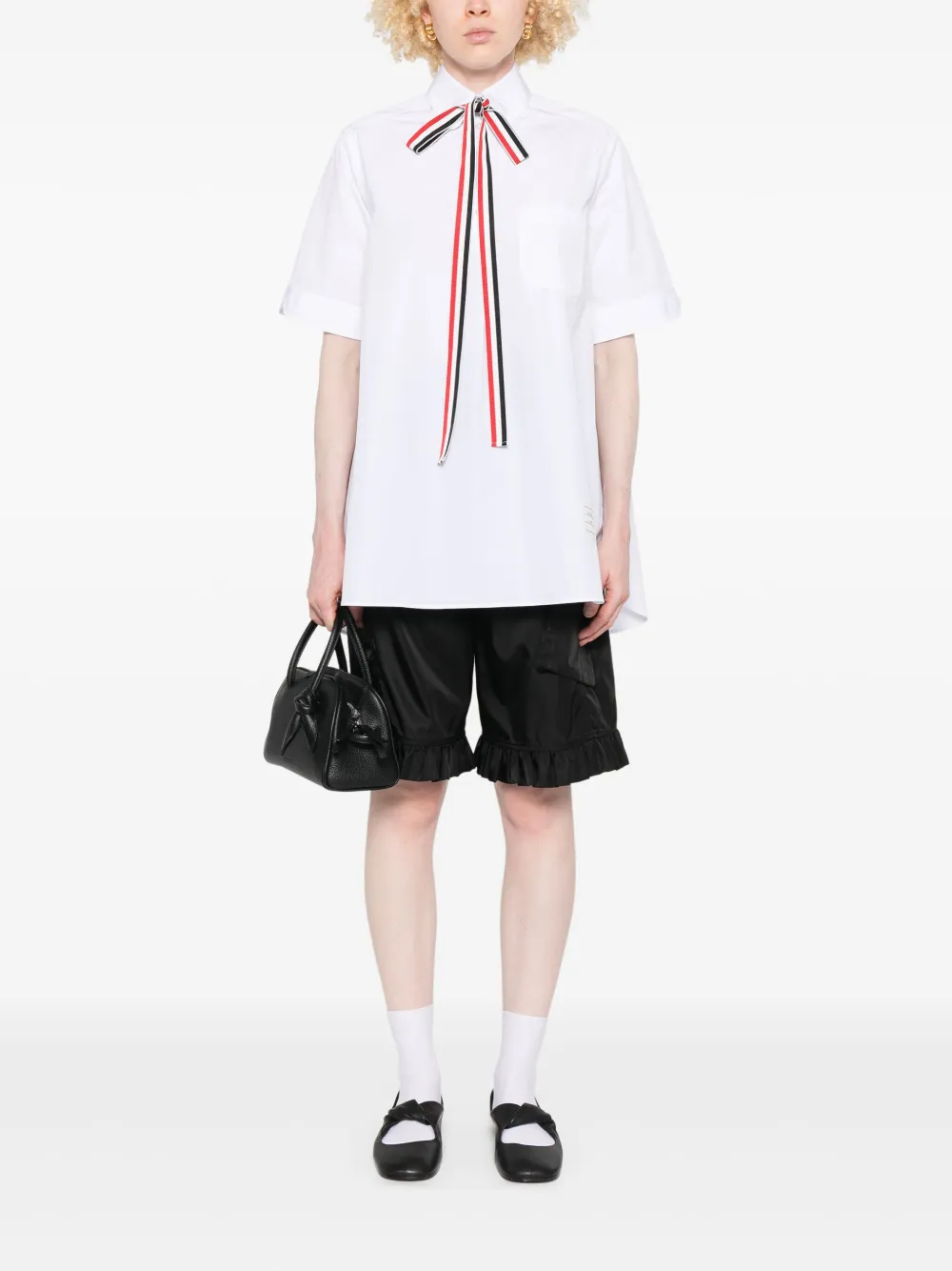 Thom Browne short-sleeve shirt - Wit